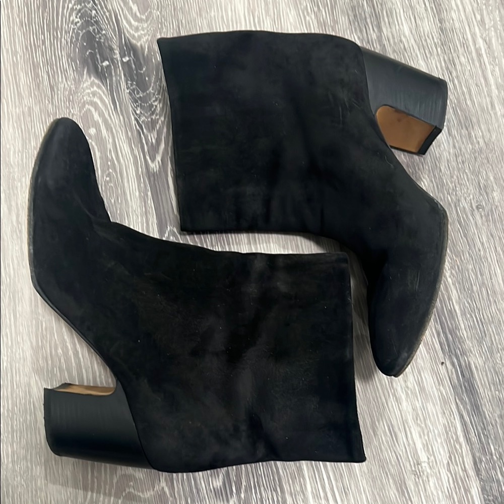 Vince Suede Heeled Booties